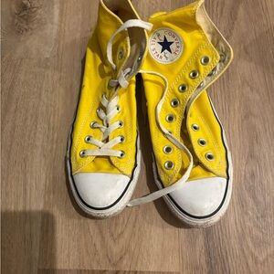 Converse Bright Yellow High-Tops